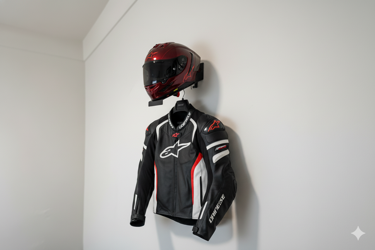 حامل الخوذة المعدني