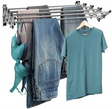 Séchoir à Linge Extensible en Aluminium