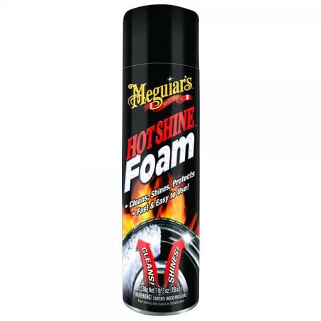 Hot shine tire foam by MEGUIAR'S