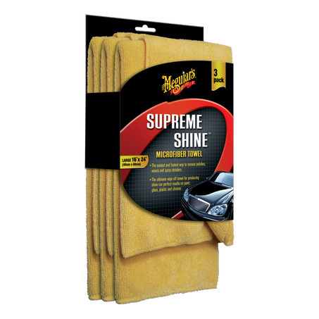 Supreme Shine Microfiber Towel - (3 Packs)