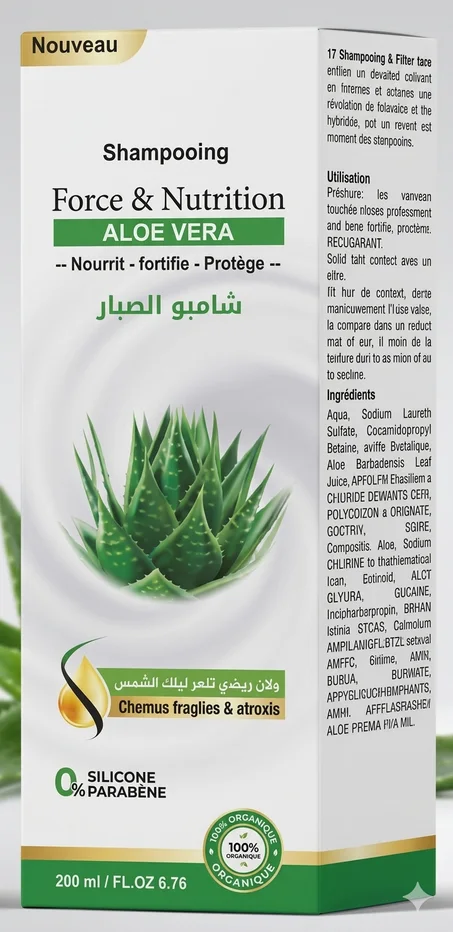 الشامبوان السحري بالصبار / Shampooing Magique à l'Aloe Vera