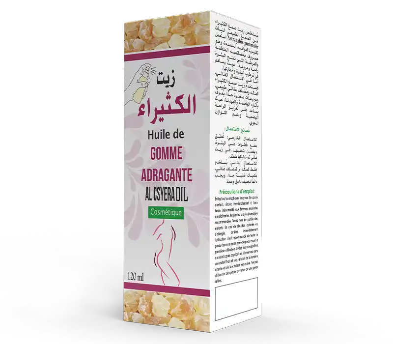 زيت صمغ الكثيراء الطبيعي 125 (Gomme d'Adragante)