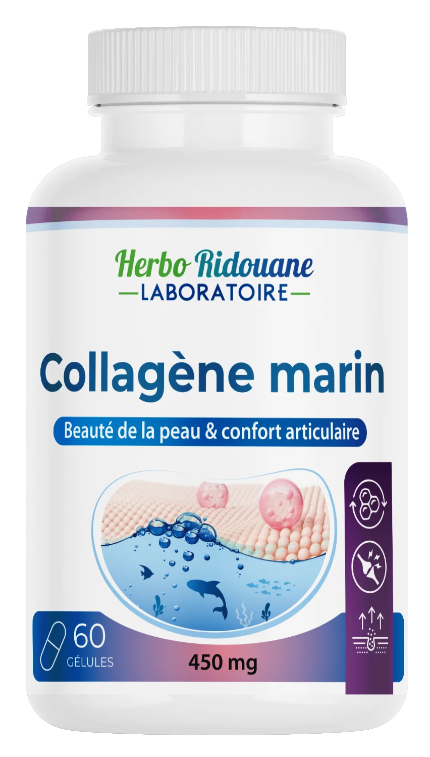 كولاجين بحري60 كبسولة/Collagène marin