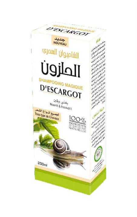 الشامبوان السحري بالحلزون / Shampooing Magique à la Bave de l'Escargot 200ml