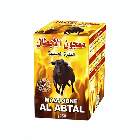 معجون الأبطال للقدرة الجنسية/ Maajoune Al Abtal sexo miel 250ml