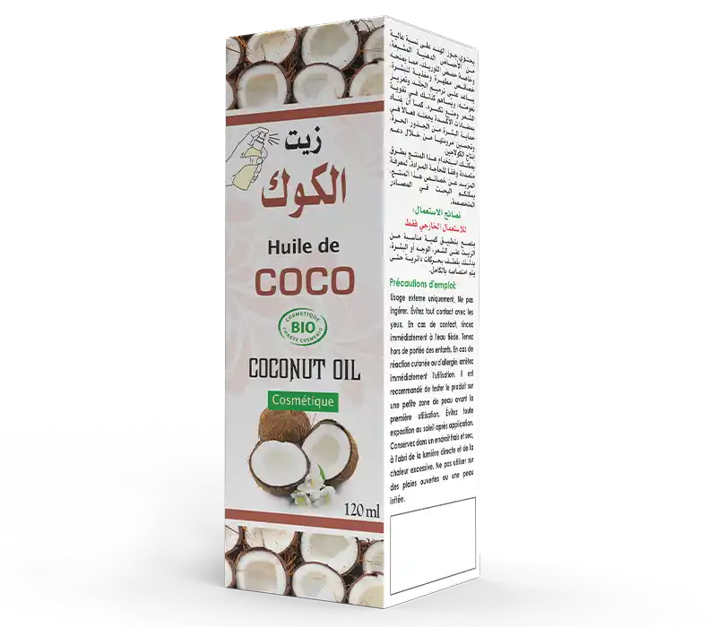 زيت جوز الهند 125 ml Huile de coco