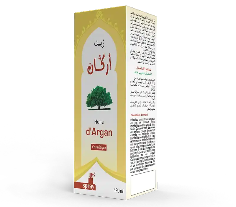 زيت الأرغان الطبيعي 120 مل Huile d'argan