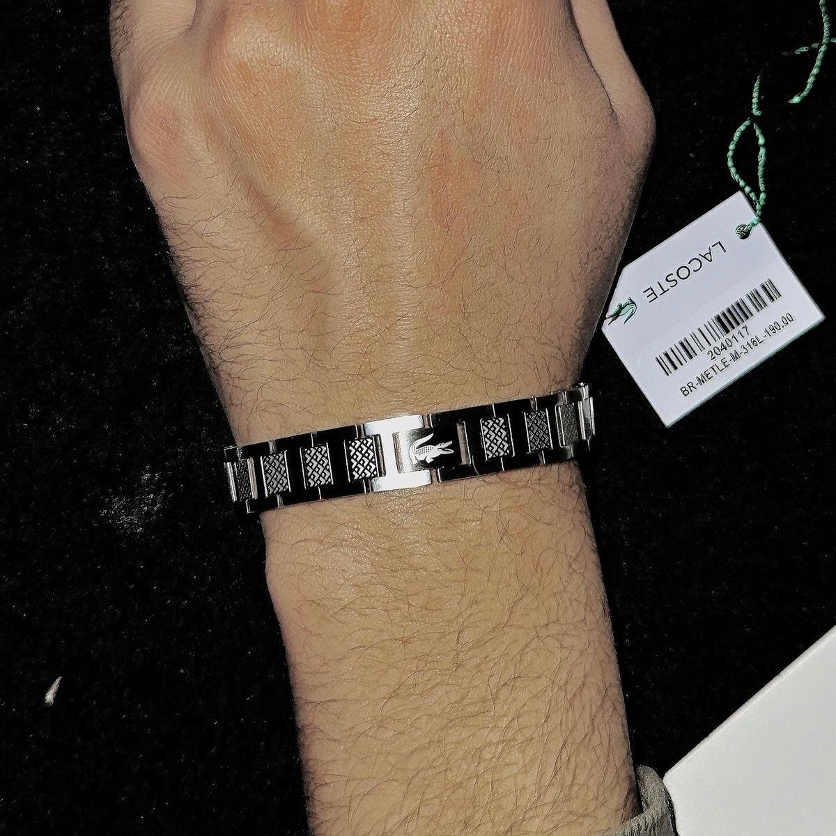 Bracelet Lacoste gris