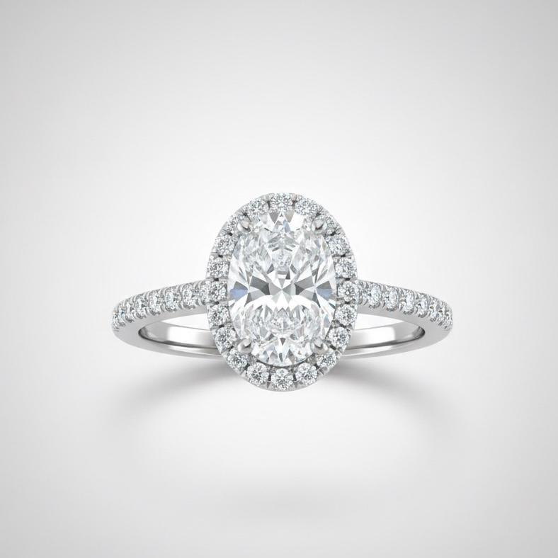 Bague Oval en argent 925