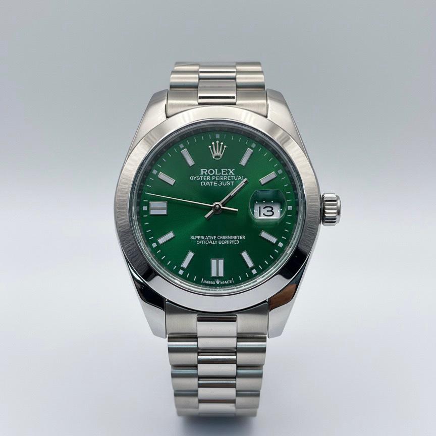 Montre Rolex DateJust Silver LS + Coffret