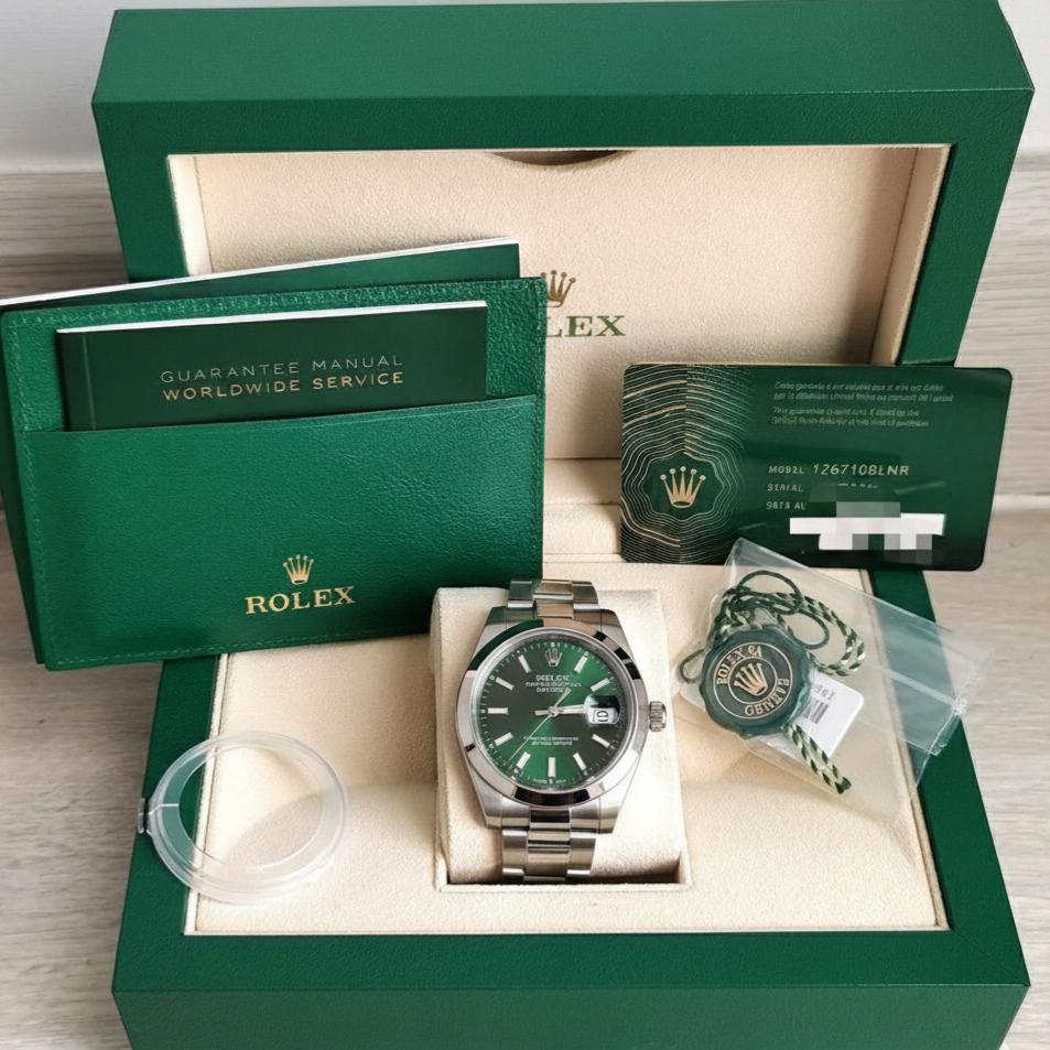 Montre Rolex DateJust Silver LS + Coffret