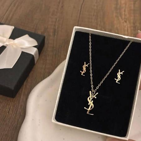 pack collier+boucle YSL