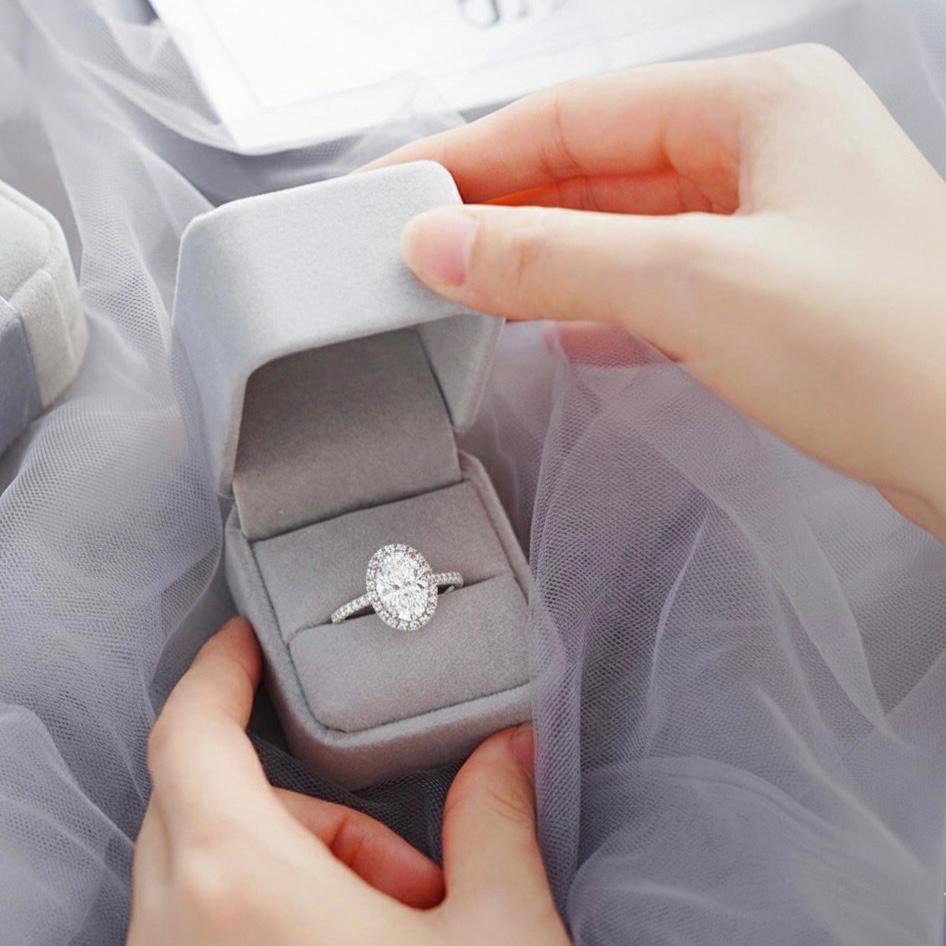 Bague Oval en argent 925