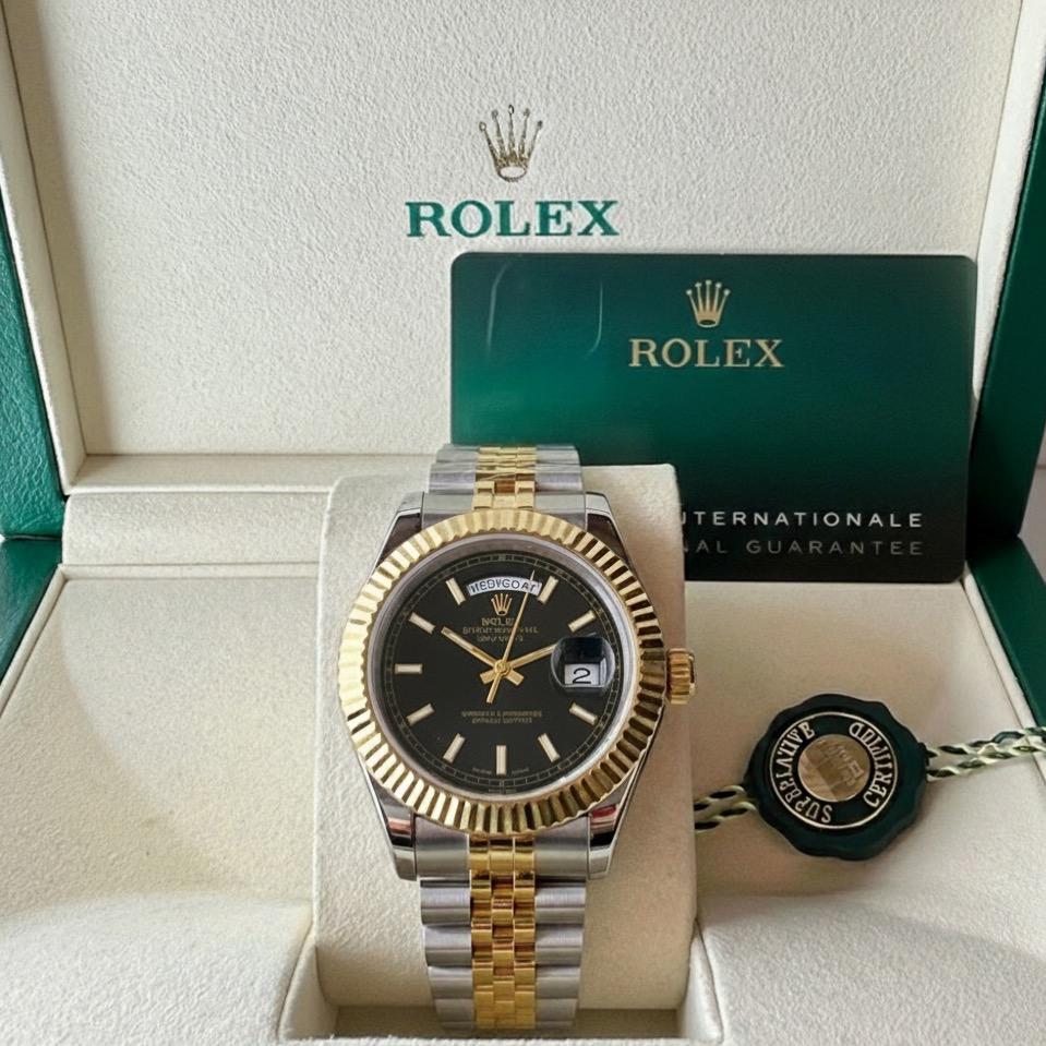 Montre Rolex Day-Date Silver/Gold