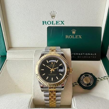 Montre Rolex Day-Date Silver/Gold