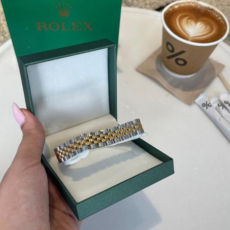 Bracelet Rolex #r4 gris/gold + Packaging Rolex