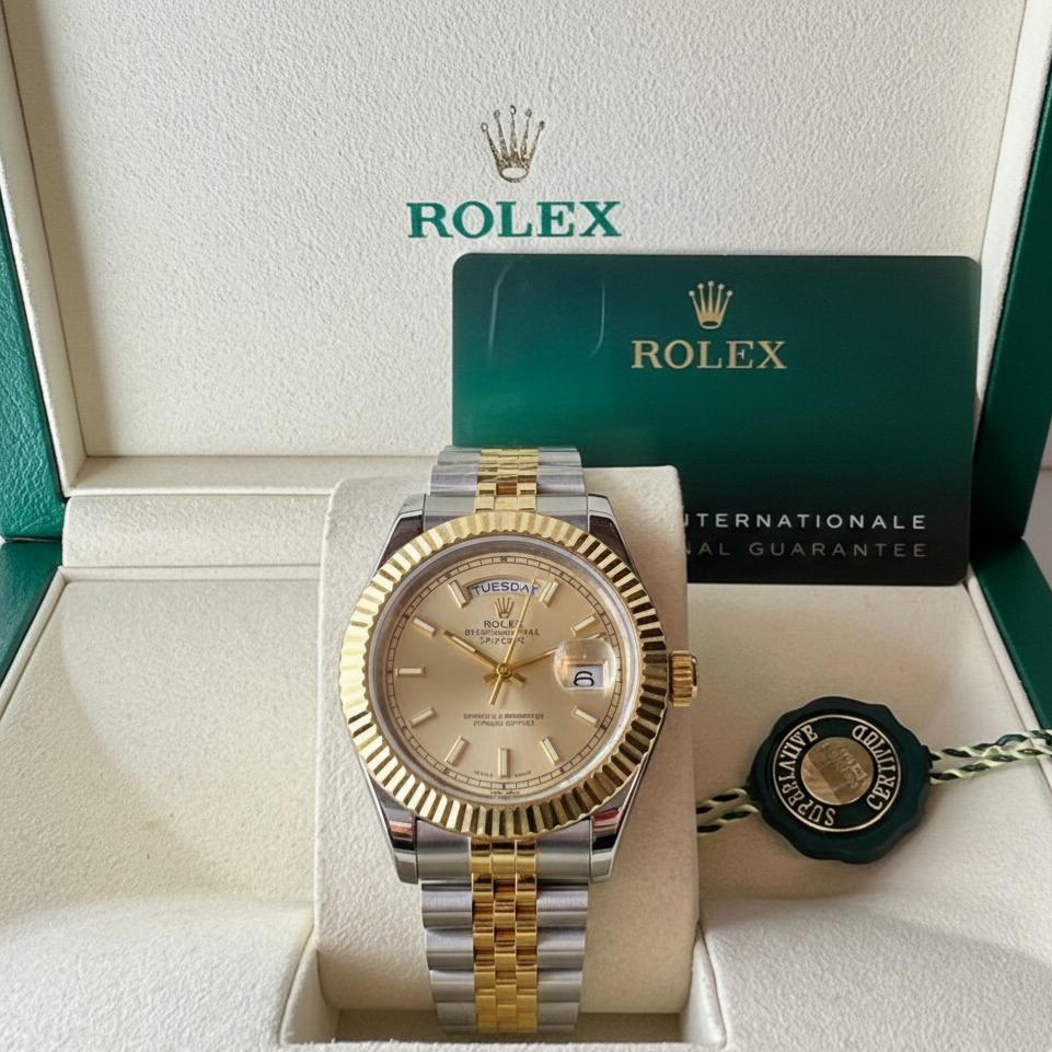 Montre Rolex Day-Date Silver/Gold
