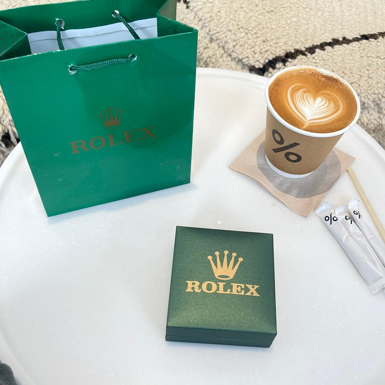 Bracelet Rolex #r4 gris/gold + Packaging Rolex