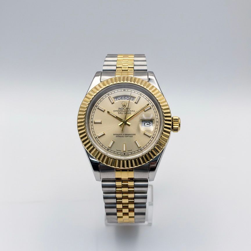 Montre Rolex Day-Date Silver/Gold