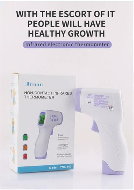 Thermomètre infrarouge sans contact Unaan / ميزان حرارة بالأشعة تحت الحمراء