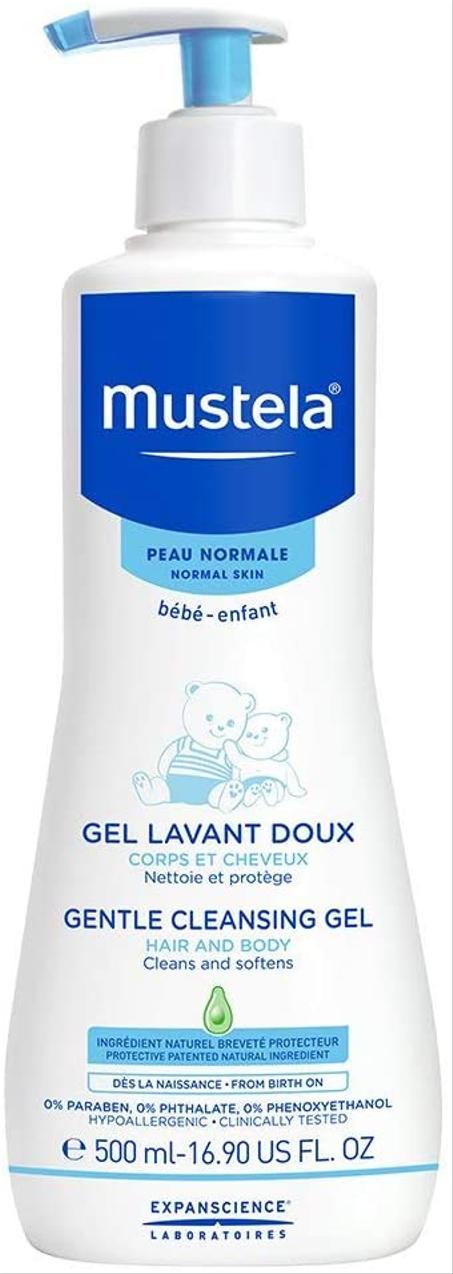 Gel lavant doux mustela 200 ML corps et cheveux / جل الاستحمام اللطيف للجسم والشعر من موستيلا 200 مل