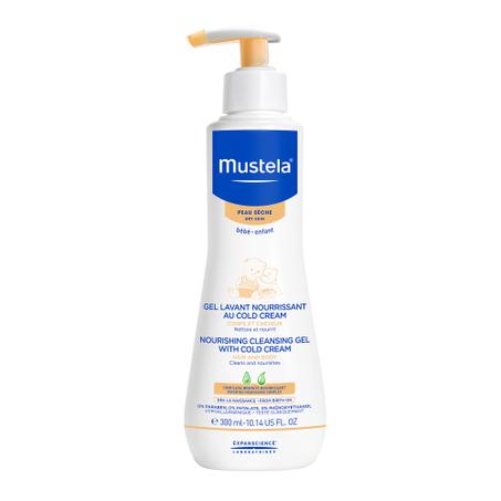 Lait de toilette mustela 200 ML peau sèche / حليب حمام موستيلا 200 مل للجلد الجاف