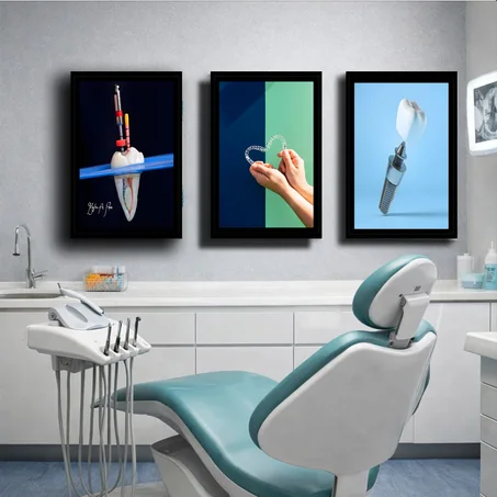 3 Tableaux décoratifs pour votre cabinet dentaire