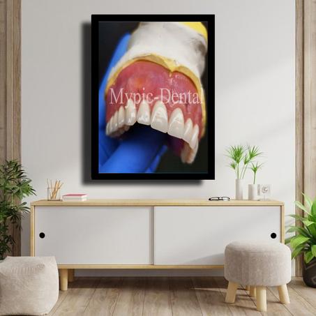 TABLEAU DÉCORATIF MODERNE POUR UN CABINET DENTAIRE