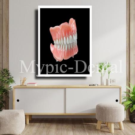 TABLEAU DÉCORATIF MODERNE POUR UN CABINET DENTAIRE