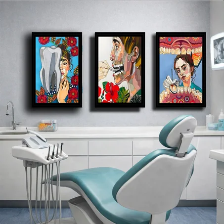 3 Tableaux décoratifs pour votre cabinet dentaire