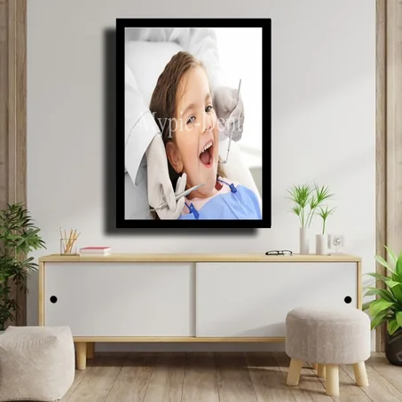 TABLEAU DÉCORATIF MODERNE POUR UN CABINET DENTAIRE