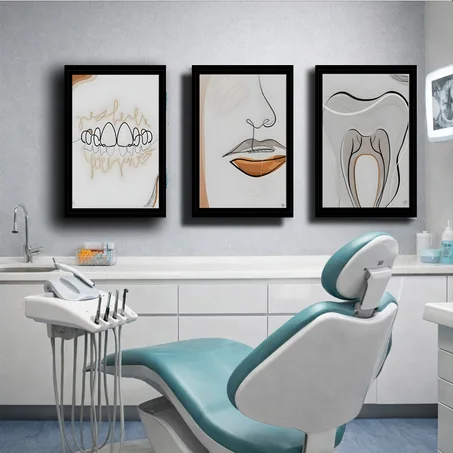 3 Tableaux décoratifs pour votre cabinet dentaire