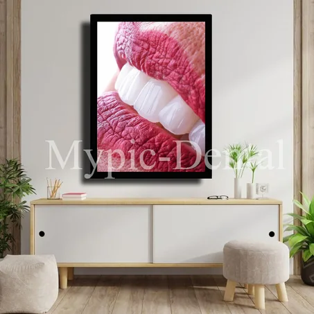 TABLEAU DÉCORATIF MODERNE POUR UN CABINET DENTAIRE