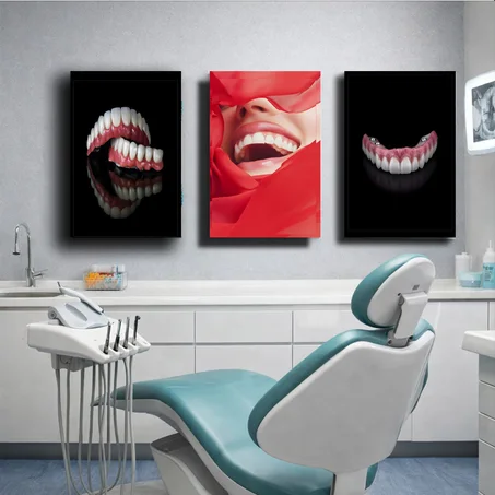 3 Tableaux décoratifs pour votre cabinet dentaire