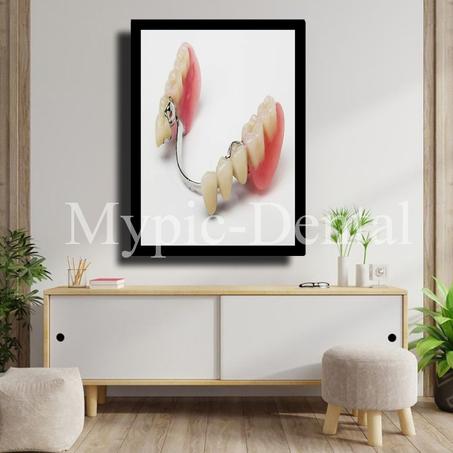 TABLEAU DÉCORATIF MODERNE POUR UN CABINET DENTAIRE