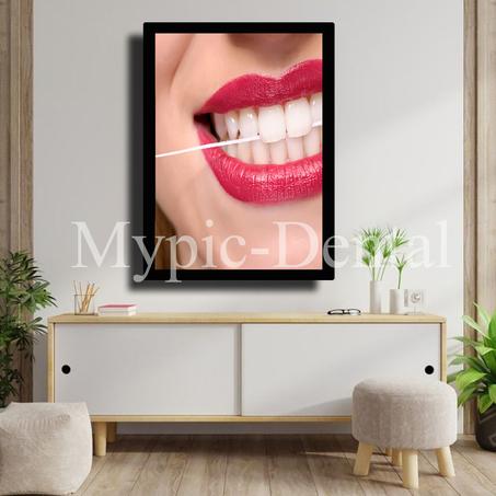 TABLEAU DÉCORATIF MODERNE POUR UN CABINET DENTAIRE