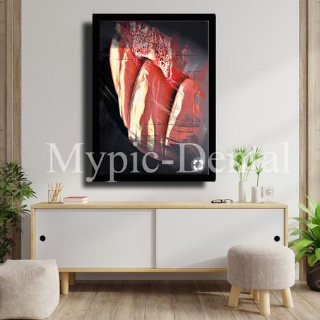 TABLEAU DÉCORATIF MODERNE POUR UN CABINET DENTAIRE