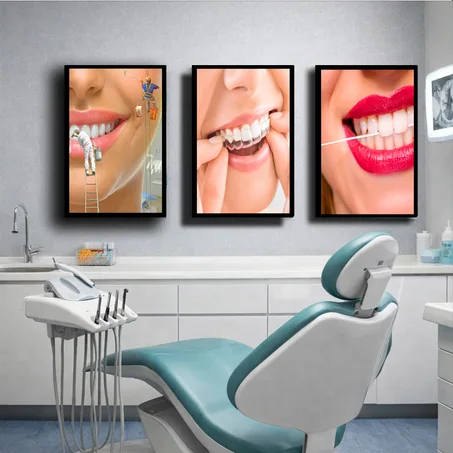 3 Tableaux décoratifs pour votre cabinet dentaire
