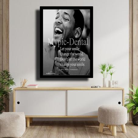 TABLEAU DÉCORATIF MODERNE POUR UN CABINET DENTAIRE
