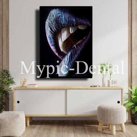 TABLEAU DÉCORATIF MODERNE POUR UN CABINET DENTAIRE