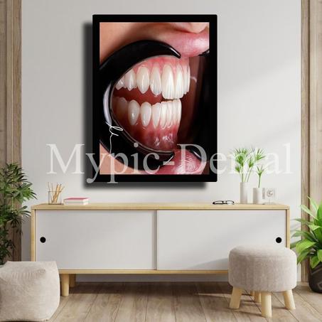 TABLEAU DÉCORATIF MODERNE POUR UN CABINET DENTAIRE