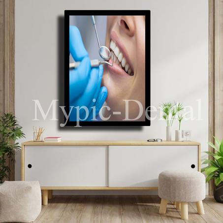 TABLEAU DÉCORATIF MODERNE POUR UN CABINET DENTAIRE