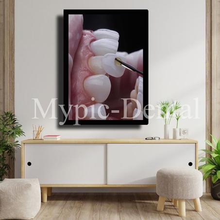 TABLEAU DÉCORATIF MODERNE POUR UN CABINET DENTAIRE