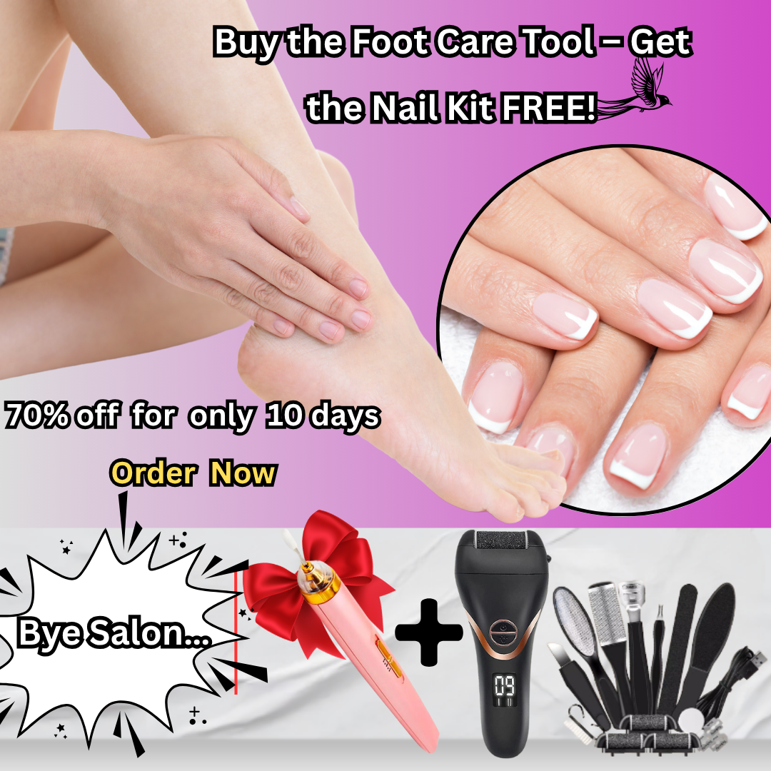 Cracked Heels? Ugly Nails? Tired of Pain & Shame? Your Feet & Nails Deserve a Summer Makeover 🌞