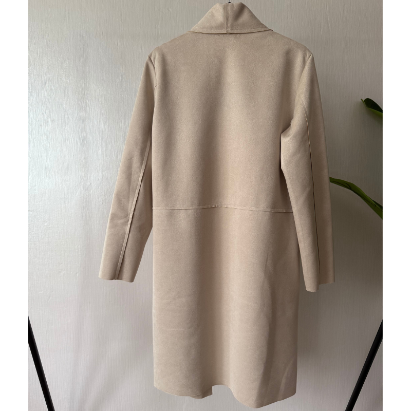 Cardigan en suédine douce