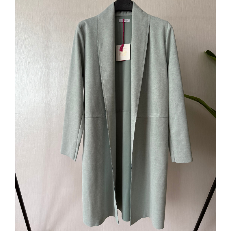 Cardigan en suédine douce