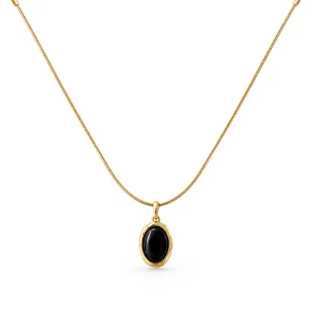 Collier Pierre Élégance Dorée