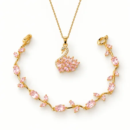 Ensemble Bijoux Paon Élégance
