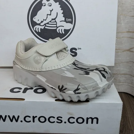 Crocs kids pearl white