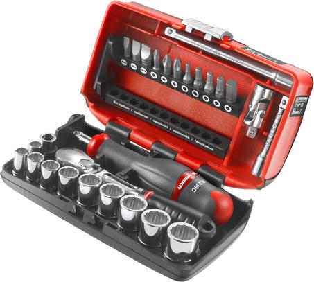 Coffret de Tournevis à Cliquet 1/4"